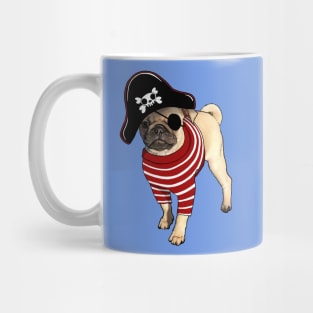 Pug Puppy Pirate Mug